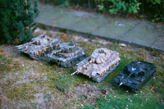 Teil 1 RC-Panzer in 1:24/25, Tiger I ist immer fahrbereit