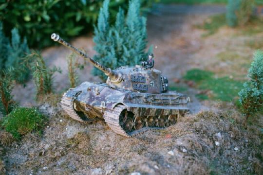 KT mit Porscheturm, Prototyp mit alter Kette aber zweiteiliger BK