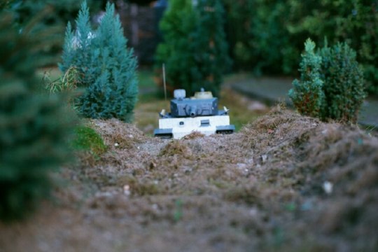 Tamiya-Tiger I im derzeitigen Rohbau (Mittlere -Version)
