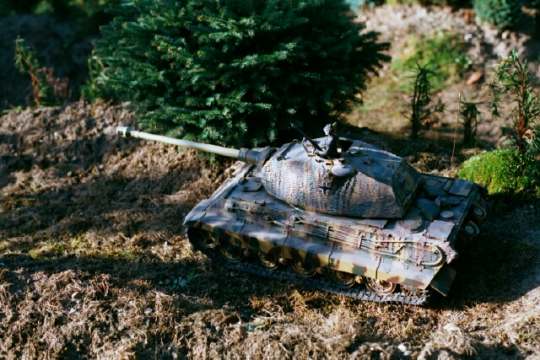 KT mit Porscheturm (selber gebaut, vor ca. 10 Jahren) mit einteiliger BK (vom Imai-Elefant)