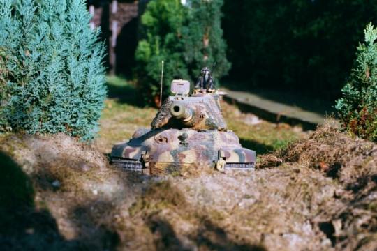 KT mit Porscheturm (selber gebaut, vor ca. 10 Jahren) mit einteiliger BK (vom Imai-Elefant)