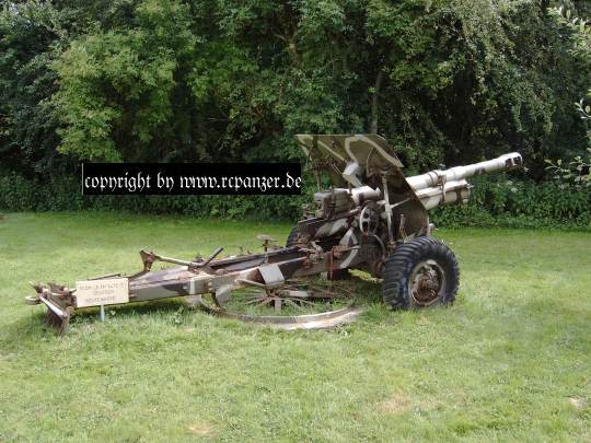 10cm le.Fh 14/19(t) Geschütz - eine Beutewaffe