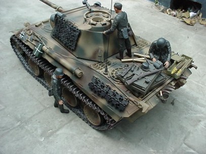 Panther, Panzer V, Sd.Kfz.171 im Maßstab 1/10 in ganz Alubauweise