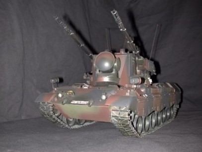 Tamiya´s Flakpanzer Gepard im Maßstab 1/16 - 2*35mm BK