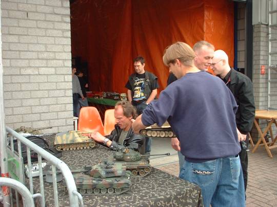 Nach der Ankunft erstmal die Modelle aufbauen